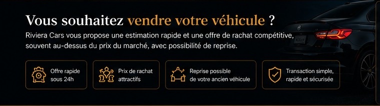 Section vendre votre véhicule Riviera Cars